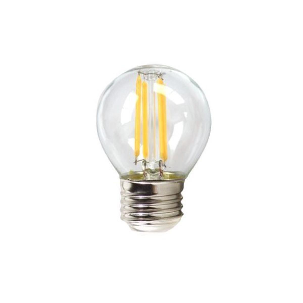 Totalcadeau - Ampoule LED Sphérique E27 4W température 3000K A++ (Lumière chaude) pas cher - Ampoules LED