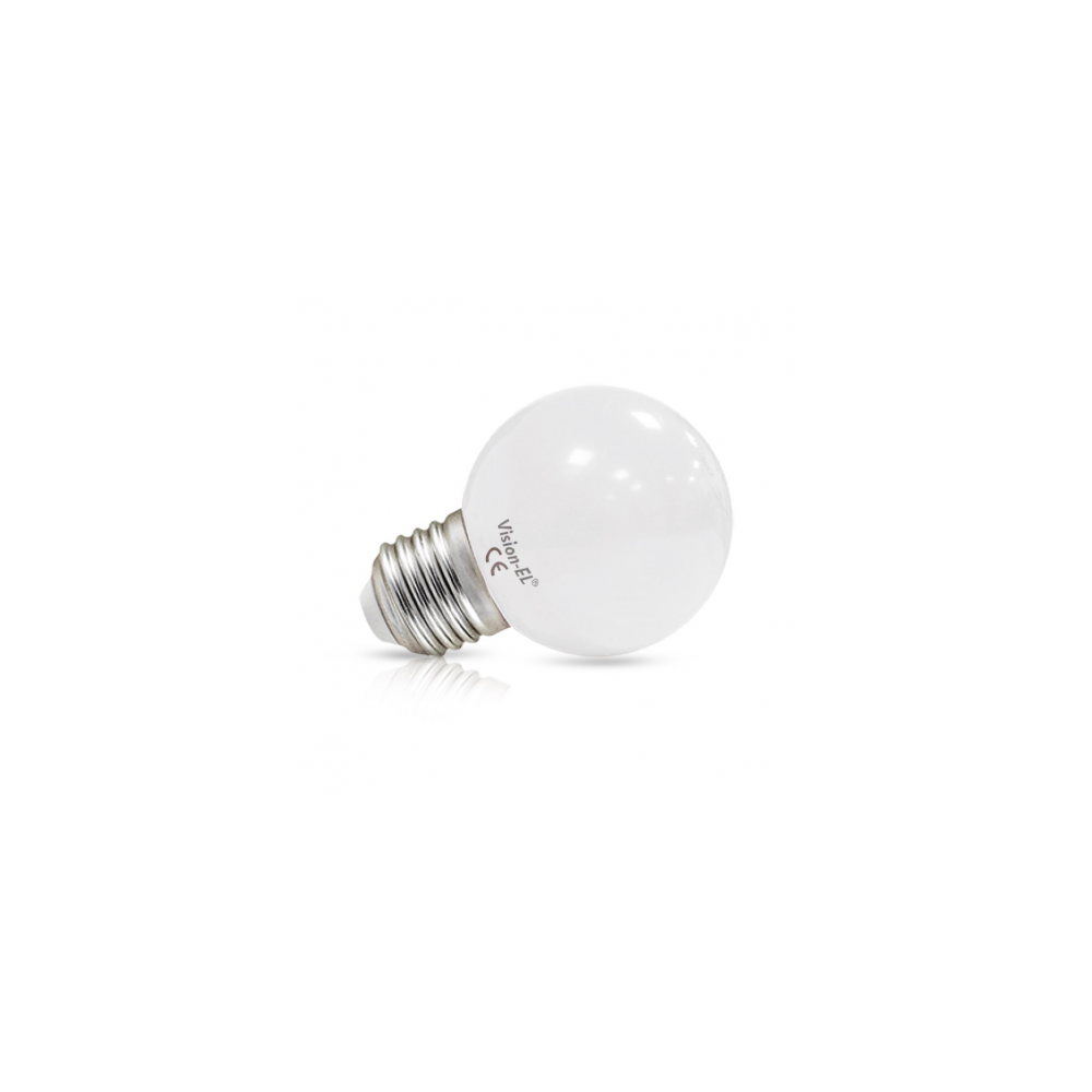 Vision-El - Ampoule LED E27 Bulb 1W 6000 K Blister x 2 - Ampoules LED