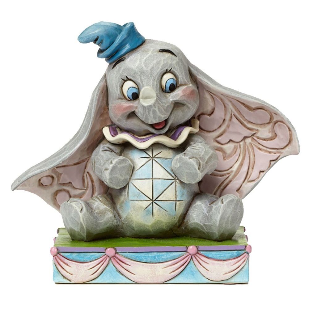 Enesco - Statuette de Collection en résine Bébé Dumbo - Petite déco d'exterieur