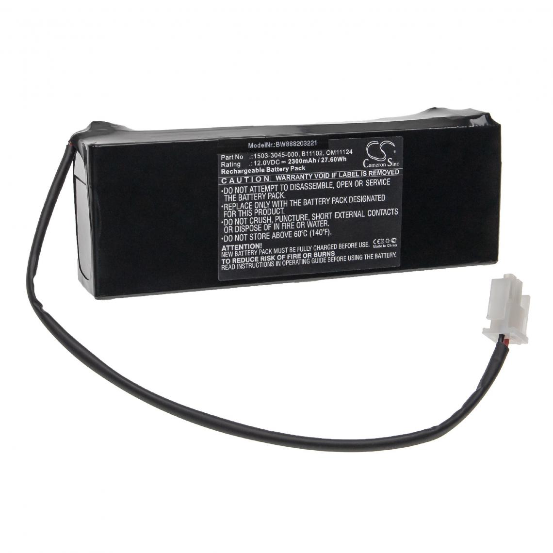 Vhbw - vhbw Batterie compatible avec GE ARC Aestiva 7100, ARC Monitor CardioCap 5 appareil médical (2300mAh, 12V, Sealed Lead Acid) - Piles spécifiques