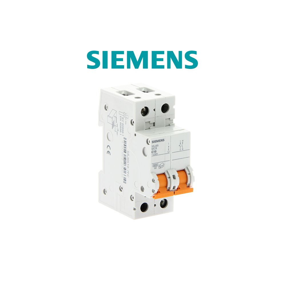Siemens - Siemens - Disjoncteur de ligne 1P+N 10A - Autres équipements modulaires