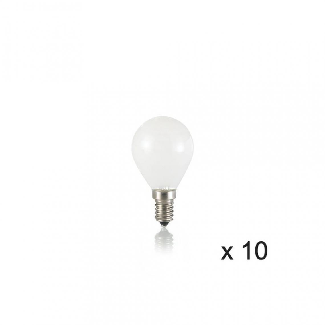 Ideal Lux - Ampoule (x10) 4W E14 Blanc D4,5 253411 - Ampoules LED