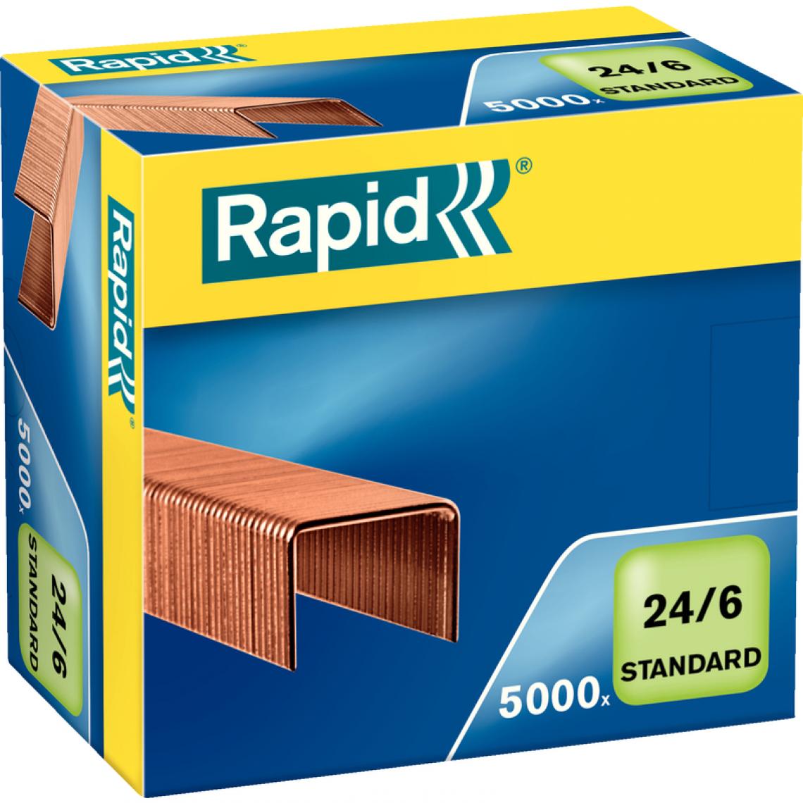 Rapid - Rapid Agrafes Standard 24/6, cuivré () - Boulonnerie