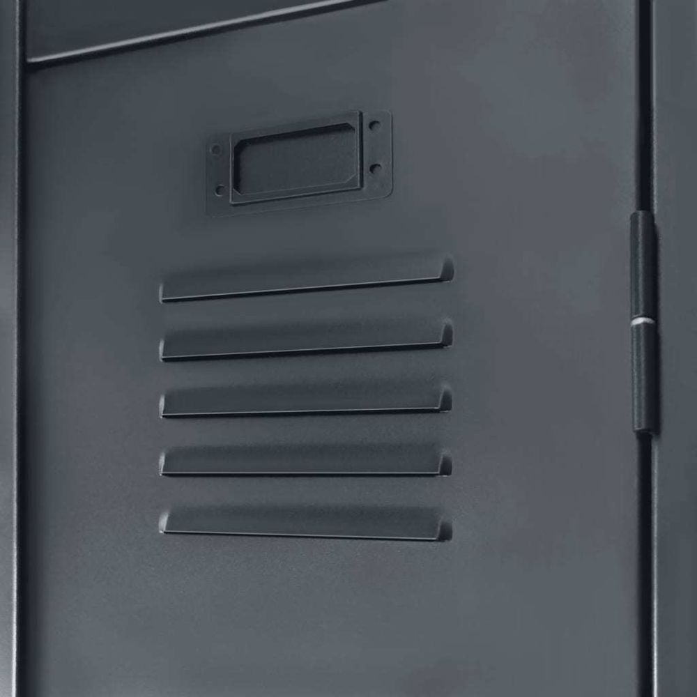marque generique - Icaverne - Casiers et armoires de rangement selection Armoire à casiers Métal style industriel 90 x 45 x 180 cm - Casiers de rangement