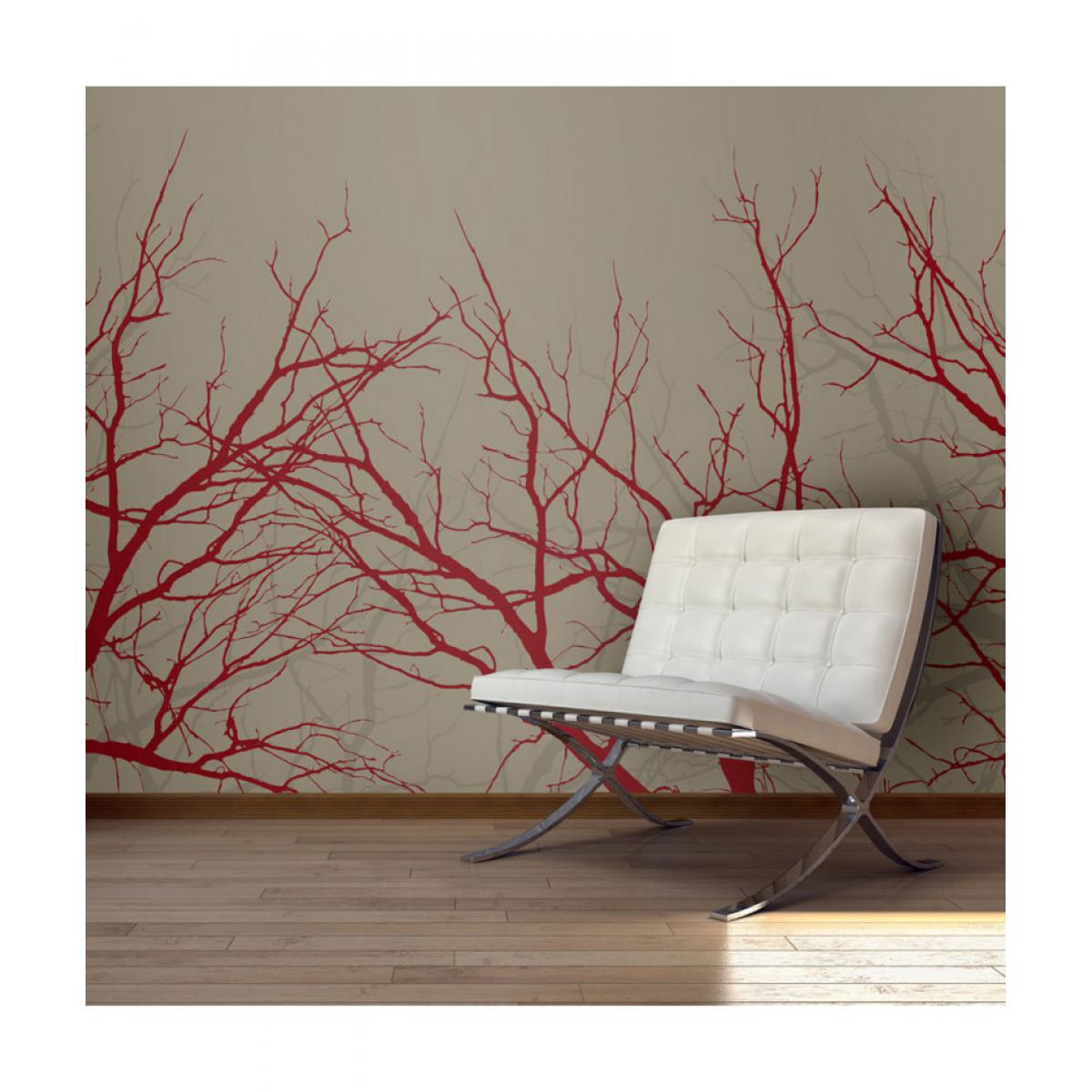 Artgeist - Papier peint - Red-hot branches 350x270 - Papier peint