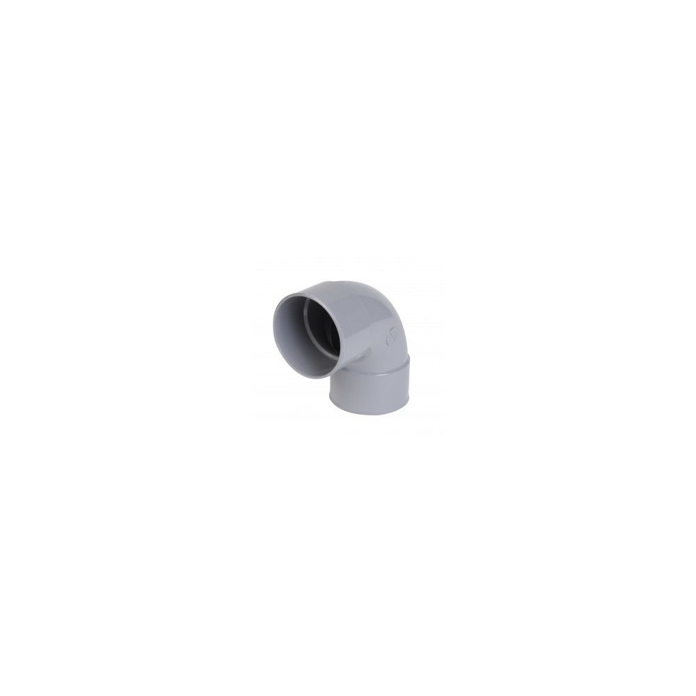 Nicoll - Coude simple FF 87°30 PVC gris Nicoll - Ø 75 mm - Coudes et raccords PVC