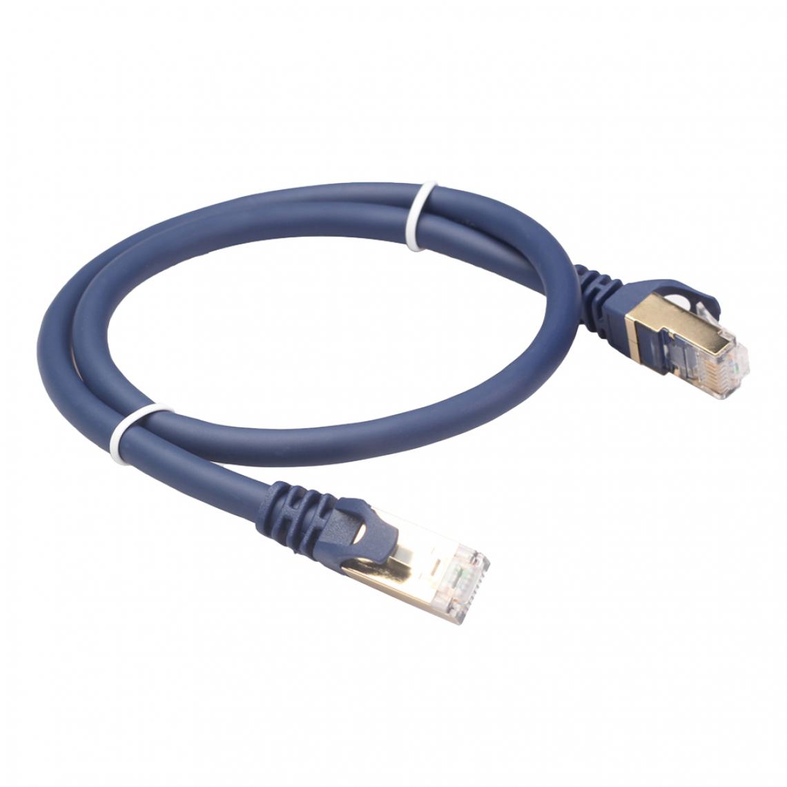 marque generique - Câble De Réseau Internet De Câble De Raccordement Ethernet CAT8 Avec Connecteur RJ45 - Fils et câbles électriques