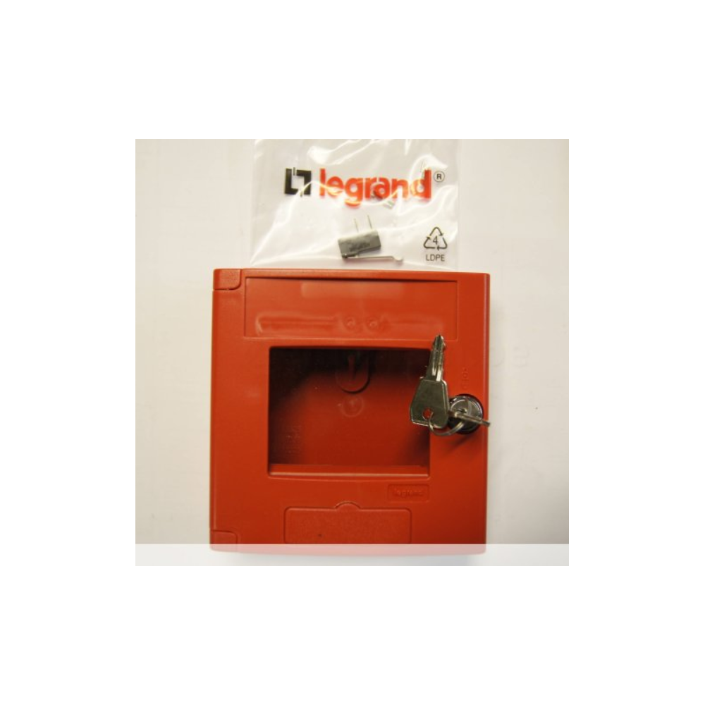 Legrand - Legrand 038054 - Coffret de sécurité réserve de clés - rouge - Coffrets de communication