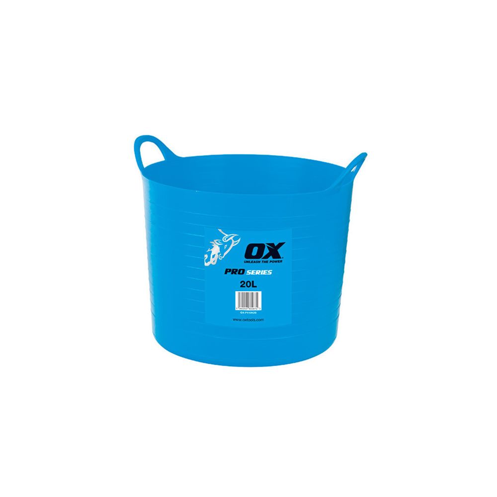 Ox - Seau 20 L souple bleu - OXP110620 - OX Pro - Bacs à gâcher