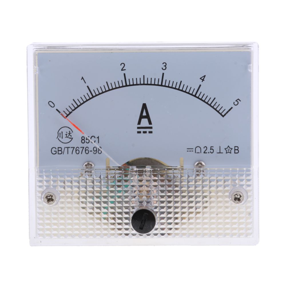 marque generique - dc ampèremètre analogique panneau compteur ampèremètre courant manomètre pointeur type 0-5a - Mètres