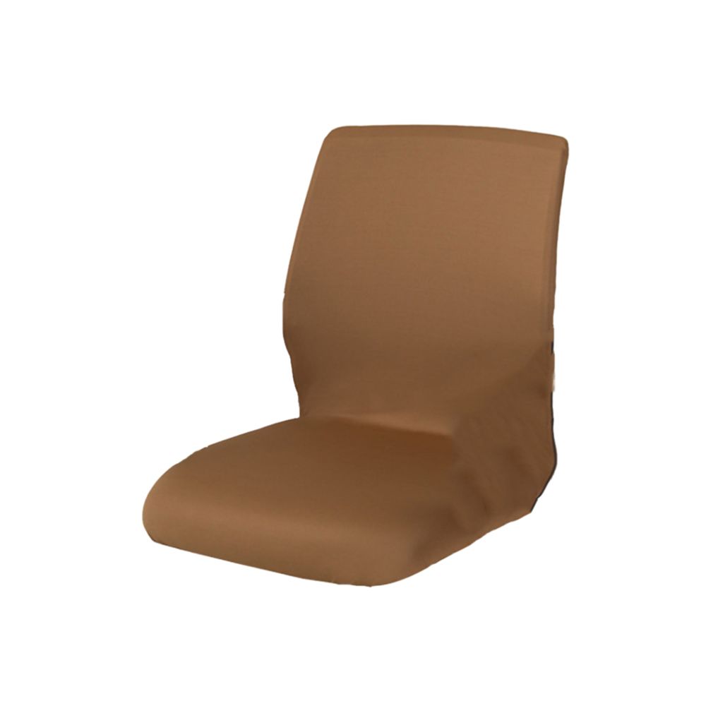 marque generique - siège social chaise pivotante élastique housse souple housse marron - Tiroir coulissant