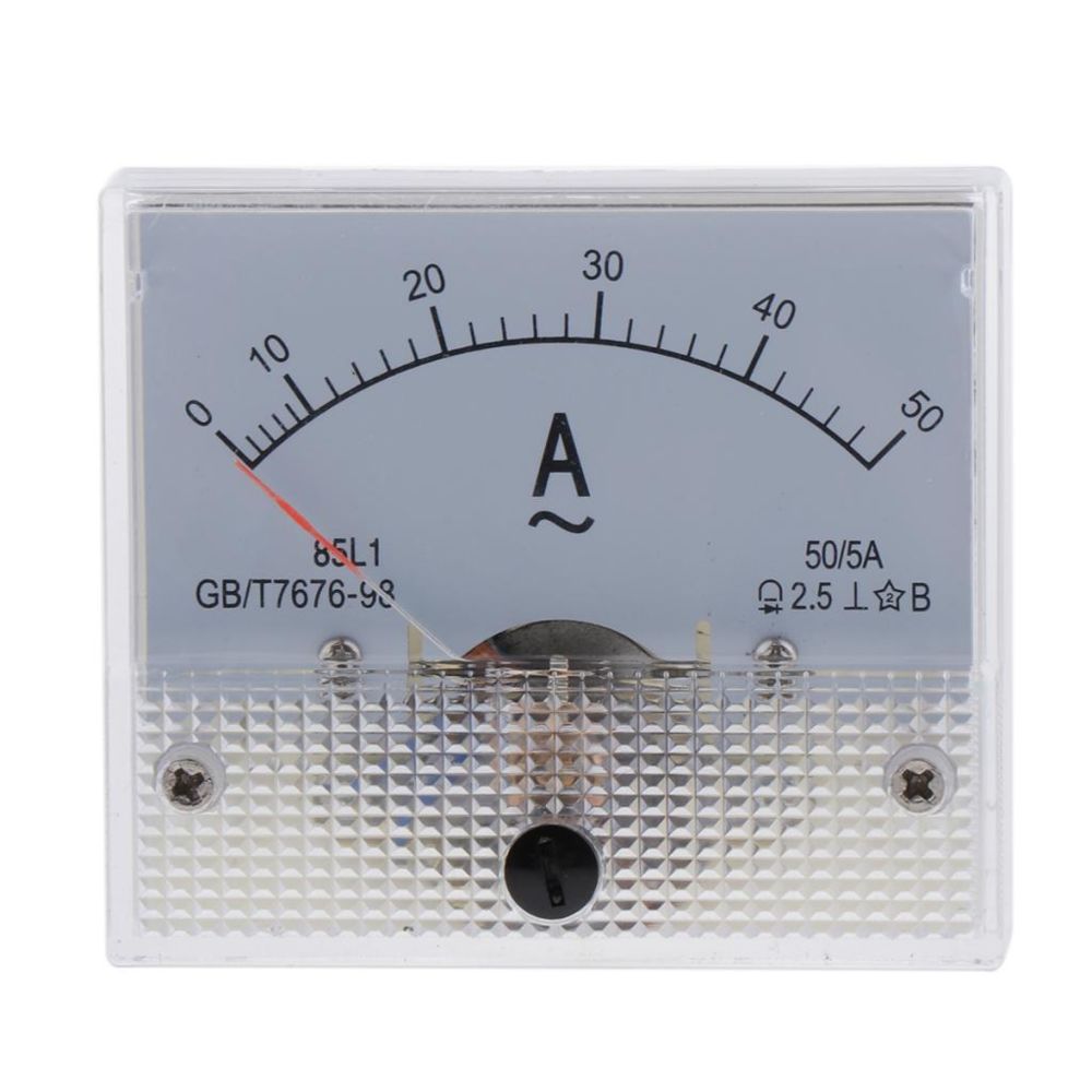 marque generique - AC 85L1 Ampère Ampèremètre Jauge Ampèremètre Actuel 0-50A - Jauges d'épaisseur, pieds à coulisses