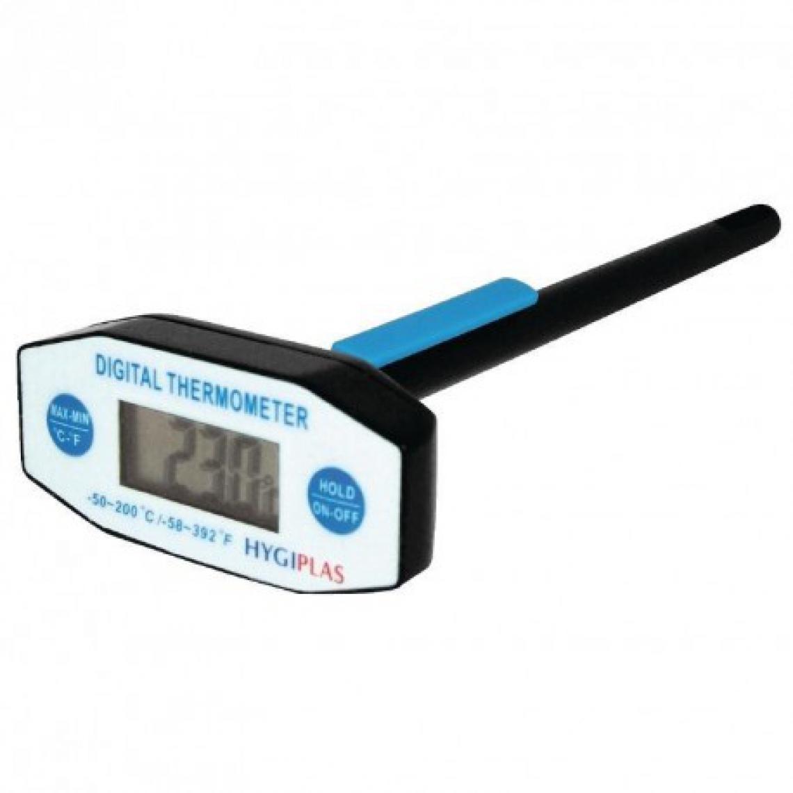 Materiel Chr Pro - Thermomètre écran LCD et sonde - 50° à + 150 °C - Hygiplas - - Appareils de mesure
