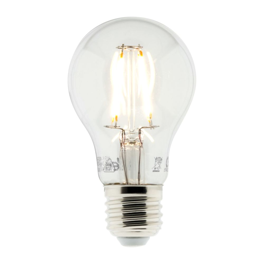 Elexity - Ampoule Déco filament LED Standard 4W E27 470lm 2700K (blanc chaud) - Ampoules LED