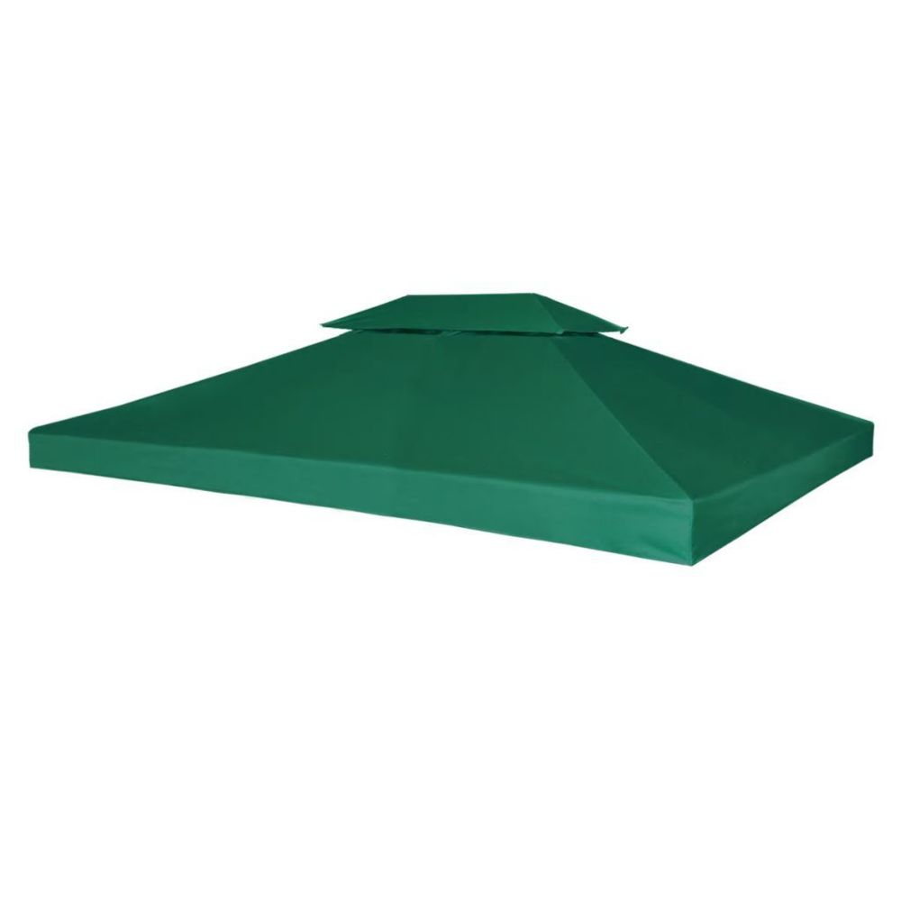 Vidaxl - Toile de Rechange pour Pergola Gazebo Vert 270 g/m² | Vert - Marquise, auvent