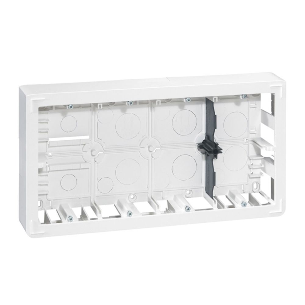 Legrand - cadre saillie 2x10 modules prof. 50 mm - Interrupteurs et prises en saillie
