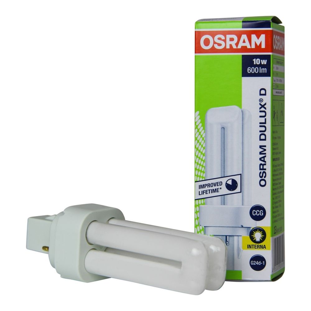 Osram - OSRAM DULUX-D-10-827 - Ampoule G24d-1 DULUX D 10w 600lm 2700K /827 - 2pins - Tubes et néons