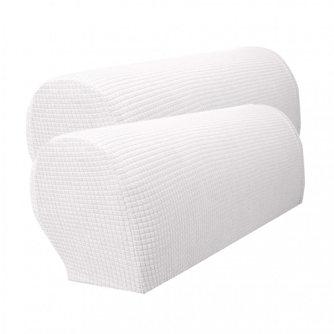 marque generique - Ensemble de 2 couvertures d'accoudoir de canapé en flanelle pour meubles, café - Tiroir coulissant
