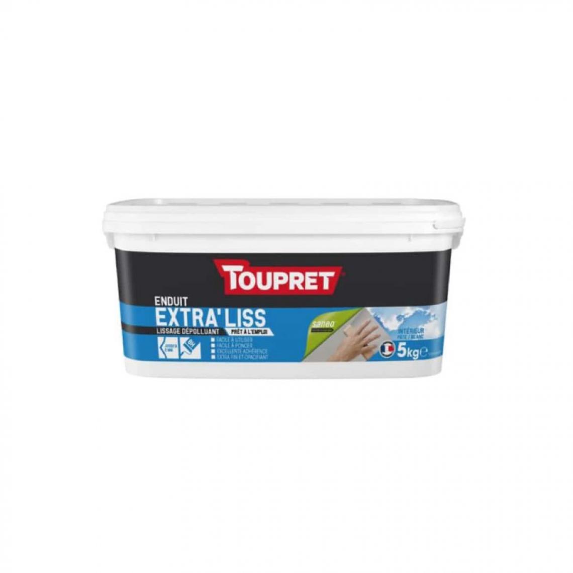 Toupret - Extra Liss TOUPRET Pate Depoluant Saneo 5Kg - BCLPD05 - Mastic, silicone, joint