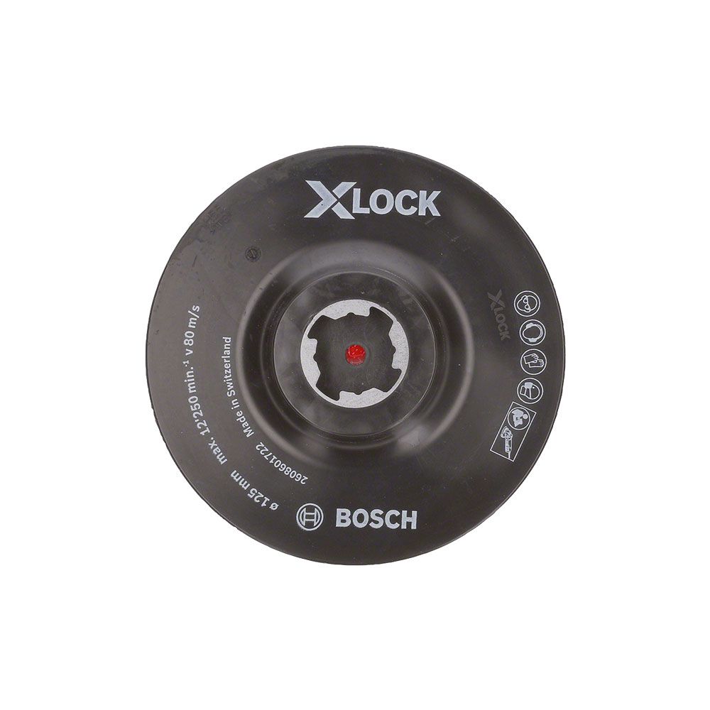 Bosch - BOSCH Plateau de ponçage X-LOCK auto-agrippant 125mm - 2608601722 - Accessoires ponçage