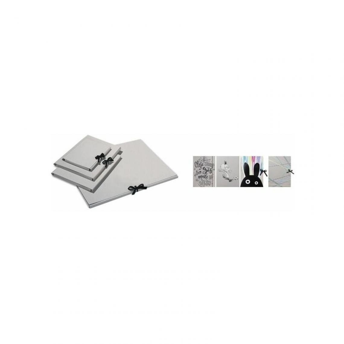 Folia - folia Carton à dessin, en carton gris, A3, avec un ruban () - Outils et accessoires du peintre
