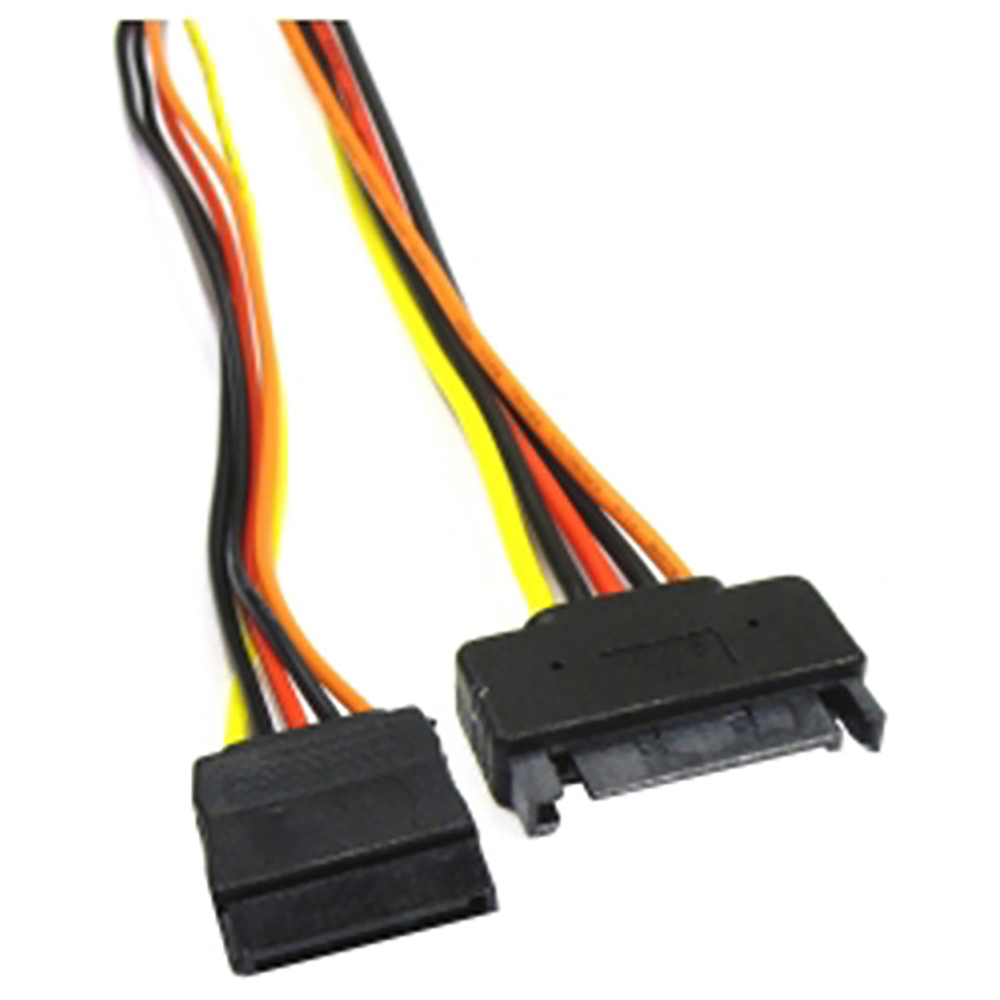 Bematik - SATA Câble d alimentation 15-pin mâle/femelle 75 cm - Fils et câbles électriques