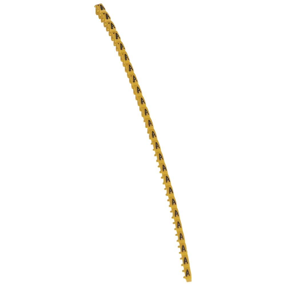 Legrand - repère pour fil de 0.15 à 0.5 mm2 - lettre m - couleur jaune - legrand cab 3 - Accessoires de câblage