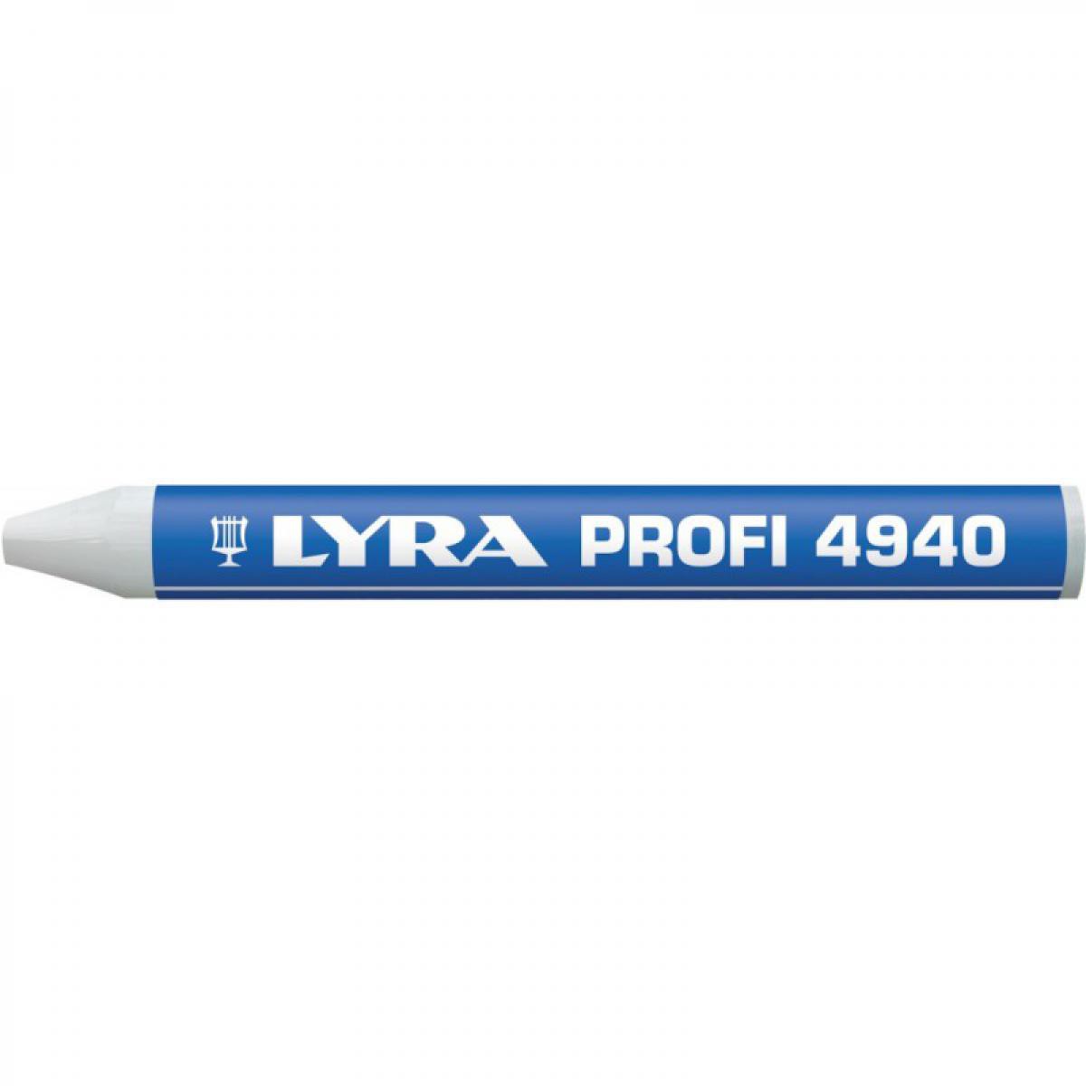 Lyra - Marqueur 4940 blanc Lyra - Par 12 - Pointes à tracer, cordeaux, marquage