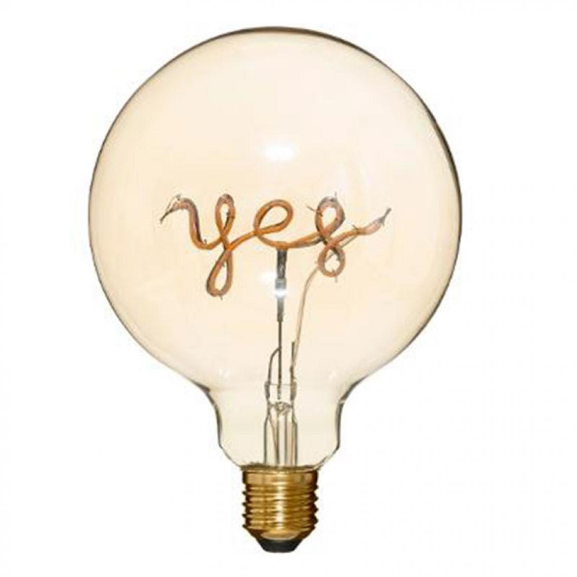 Pp No Name - Ampoule Décorative à Filament Yes 17cm Ambre - Ampoules LED