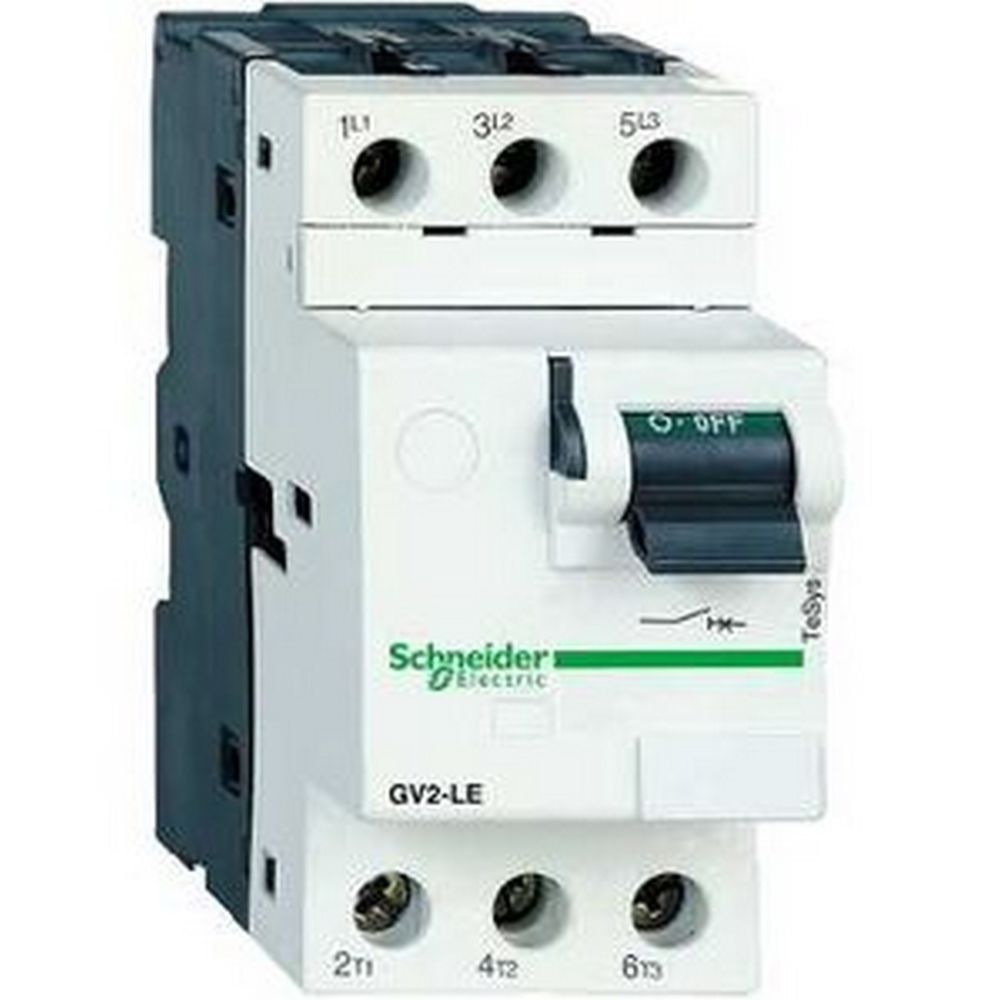 Schneider - SCHNEIDER GV2LE07 - Disjoncteur moteur GV2LE 2,5 A 3P 3d déclencheur magnétique - Coupe-circuits et disjoncteurs