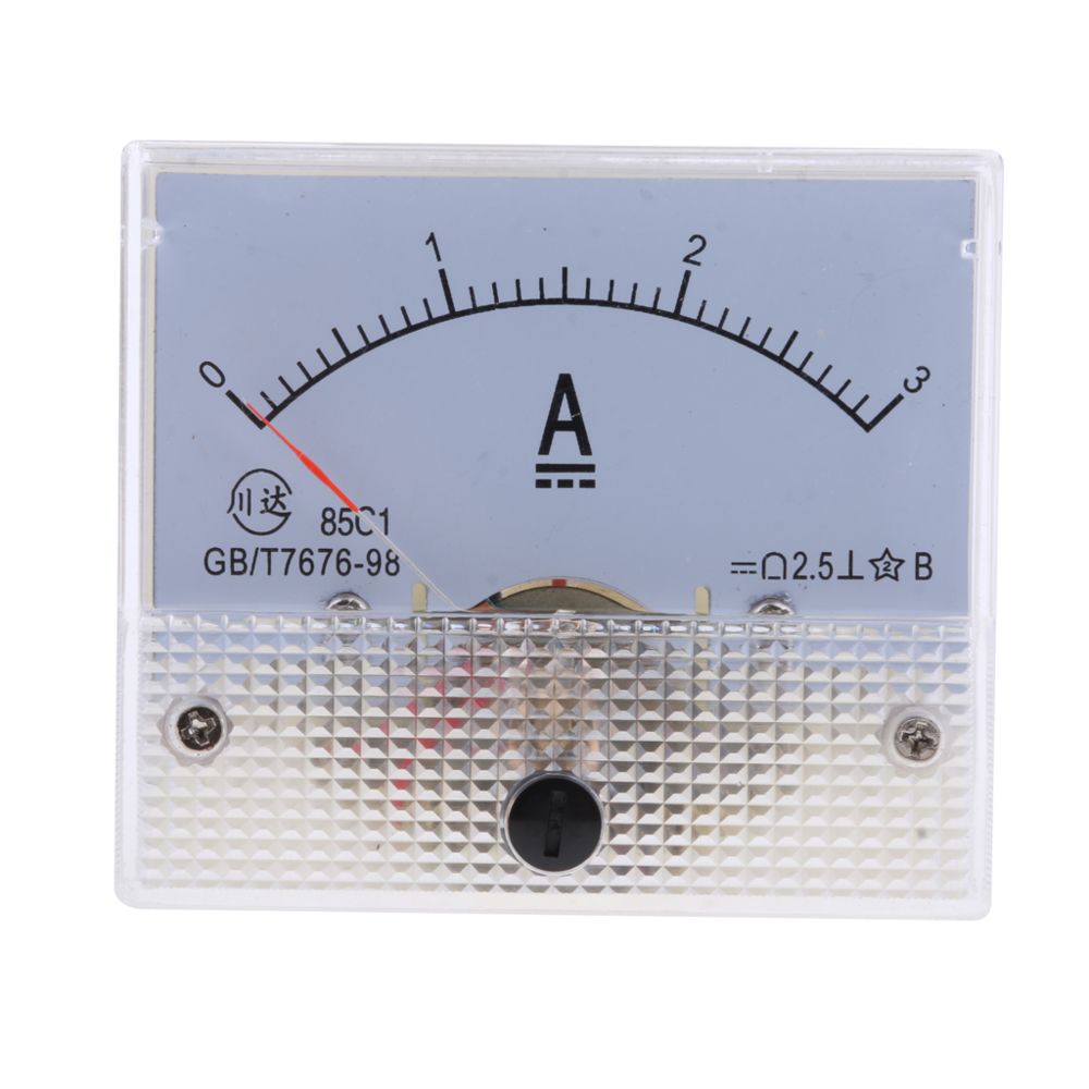 marque generique - dc ampèremètre analogique panneau compteur amp mètres courant manomètre pointeur type 0-3a - Mètres