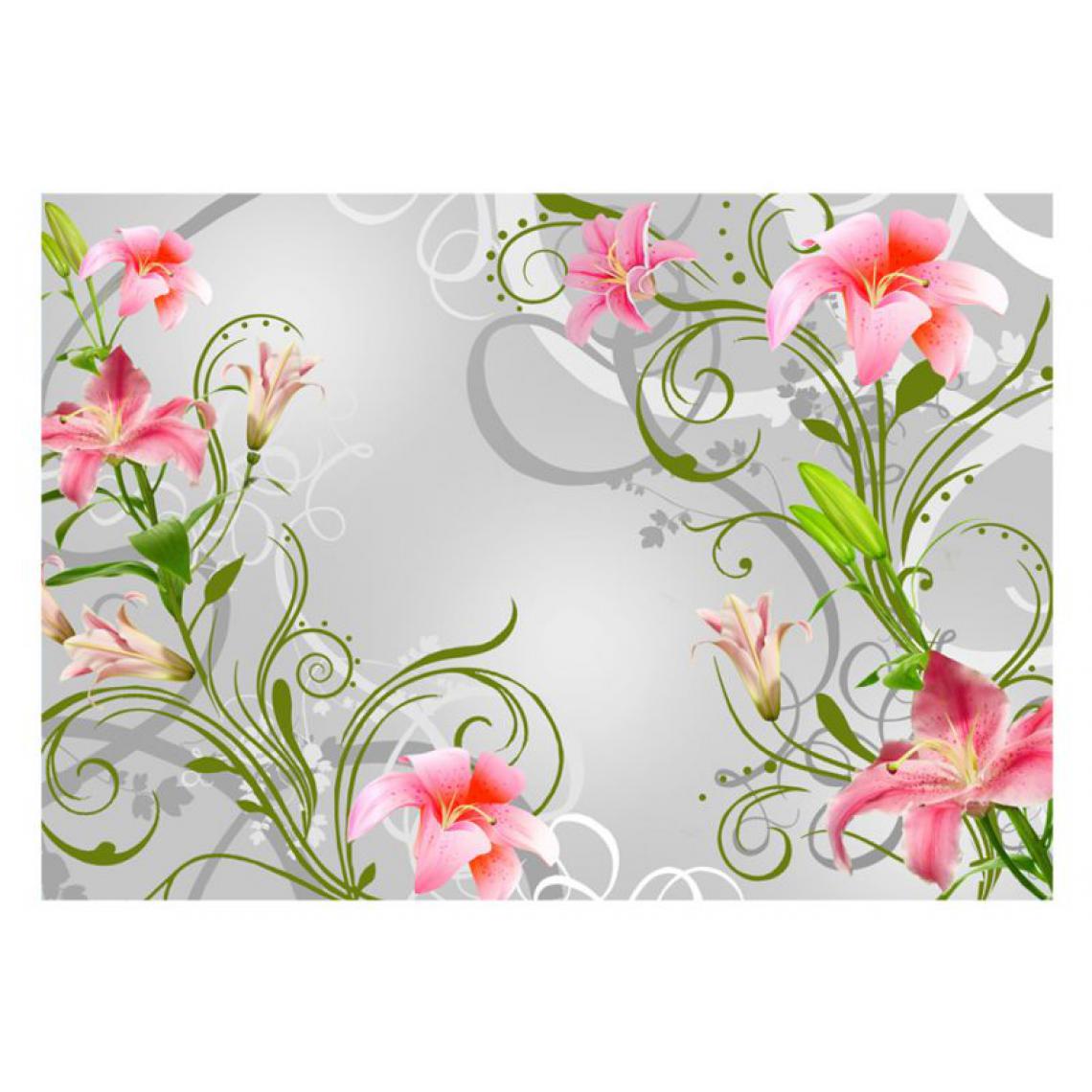 Artgeist - Papier peint - Subtle beauty of the lilies III .Taille : 150x105 - Papier peint