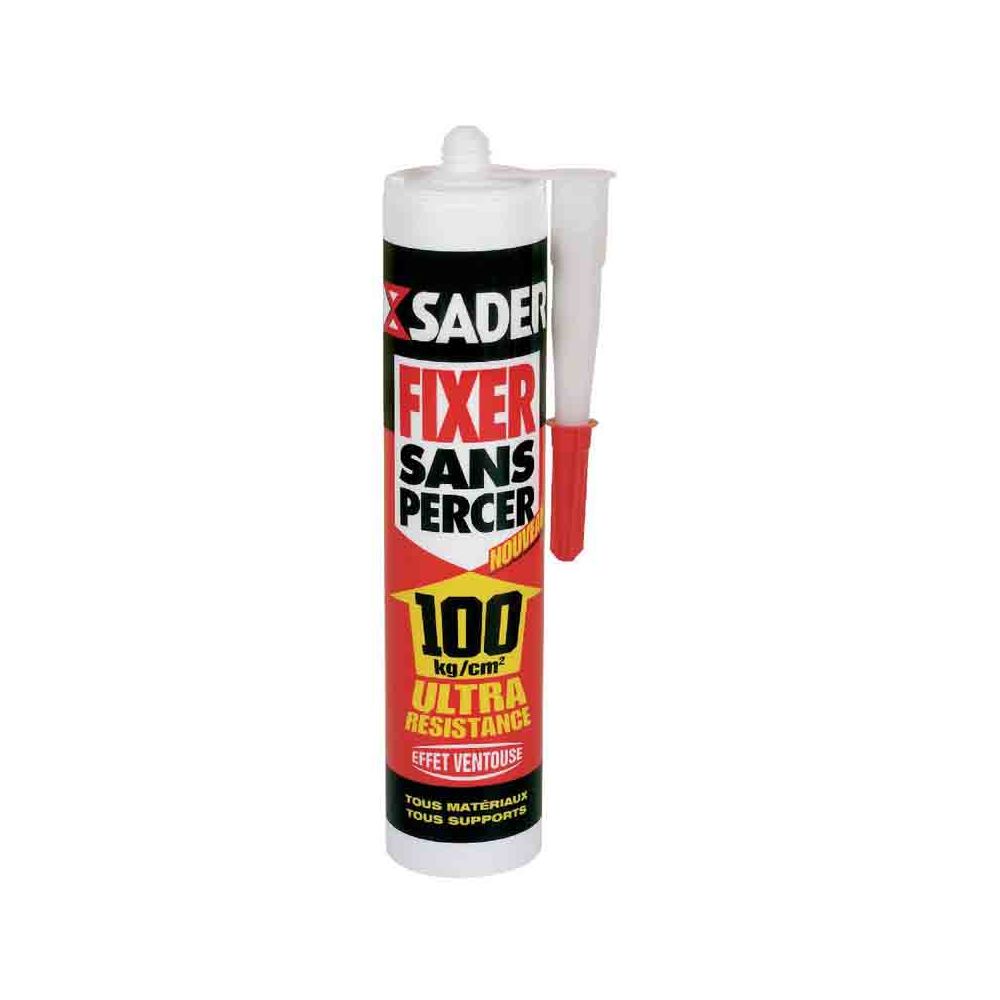 Sader - SADER - Fixer sans percer à gachette 310 ml - Mastic, silicone, joint