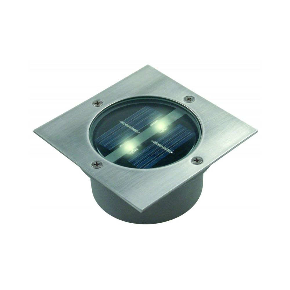 Selection Brico-Travo - Spot carré 2 led solaire encastrable 10,5 x 10,5 x 5 - Pieds & roulettes pour meuble