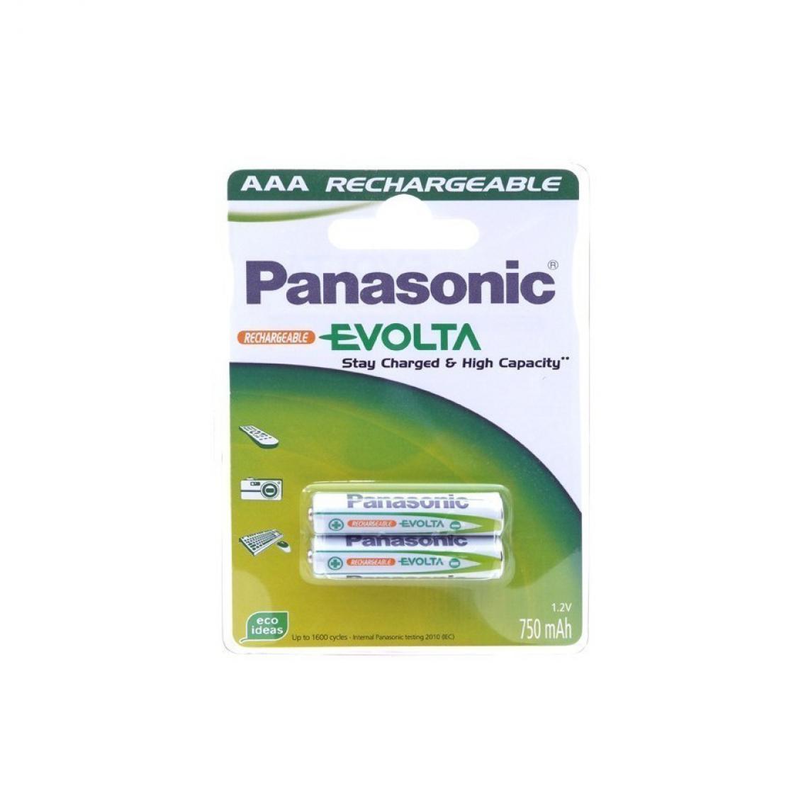 Panasonic - Rasage Electrique - Rechargeable EVOLTA P03E/2BC - Piles standard