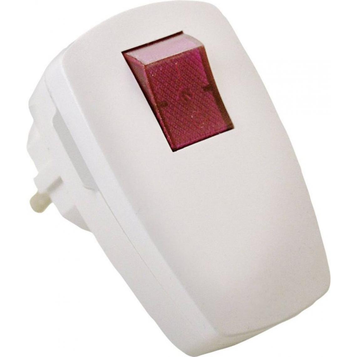 Inconnu - Fiche à contact de protection as - Schwabe 45034 avec interrupteur 230 V blanc IP20 1 pc(s) - Interrupteurs et prises étanches