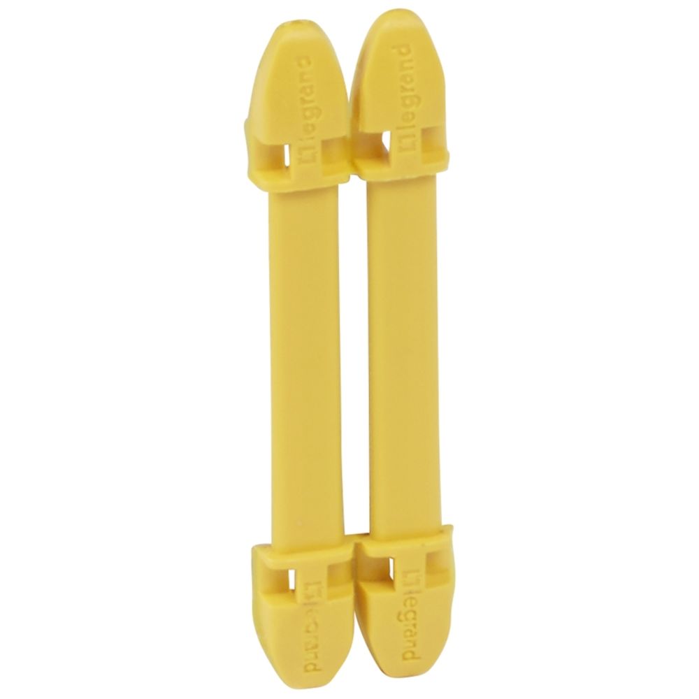 Legrand - repère legrand duplix - support 7 repères - jaune - Accessoires de câblage