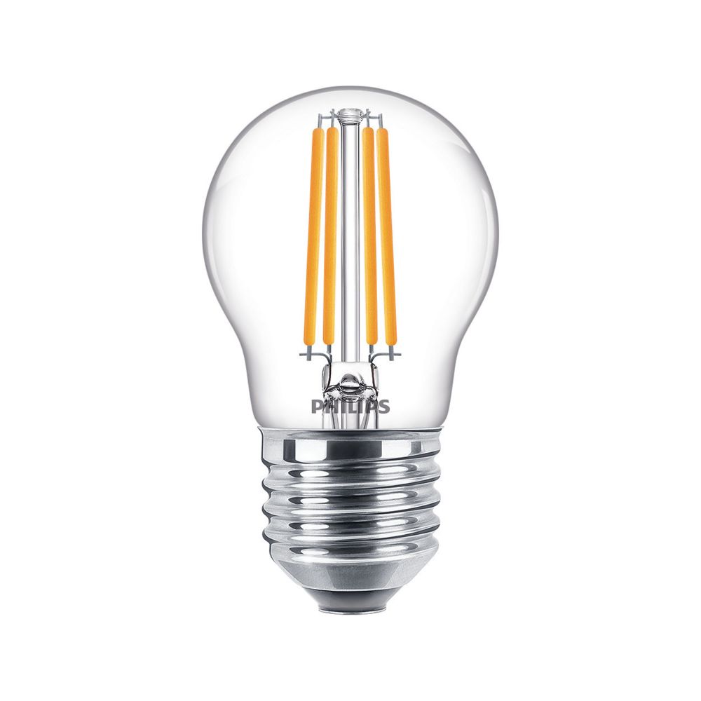 Philips - Ampoule Led flamme 6.5 W - 60 W E27 blanc chaud - Ampoules LED