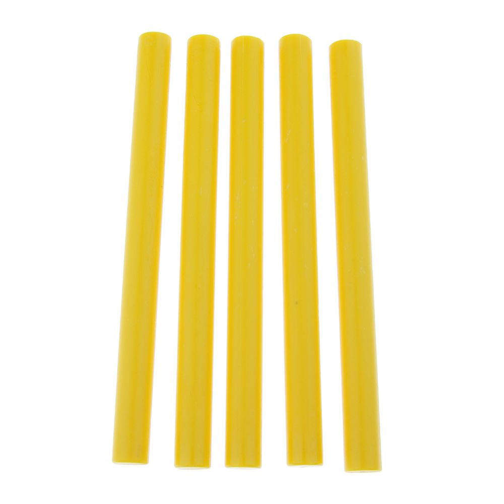 marque generique - 5pcs rondes de cachetage de bâton de cire de cachet colle de timbre pour outils de noce jaune - Ponceuses à béton