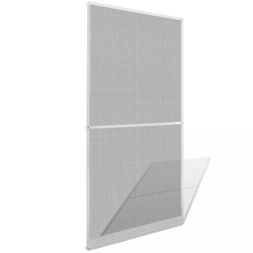 Vidaxl - Moustiquaire à charnières blanche pour porte 100 x 215 cm | Blanc - Bétonnières