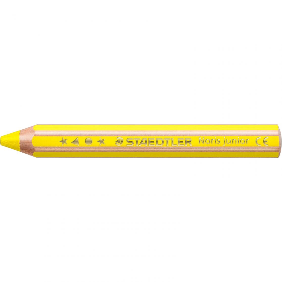 Staedtler - STAEDTLER Crayon de couleur hexagonal Noris junior, jaune () - Outils et accessoires du peintre