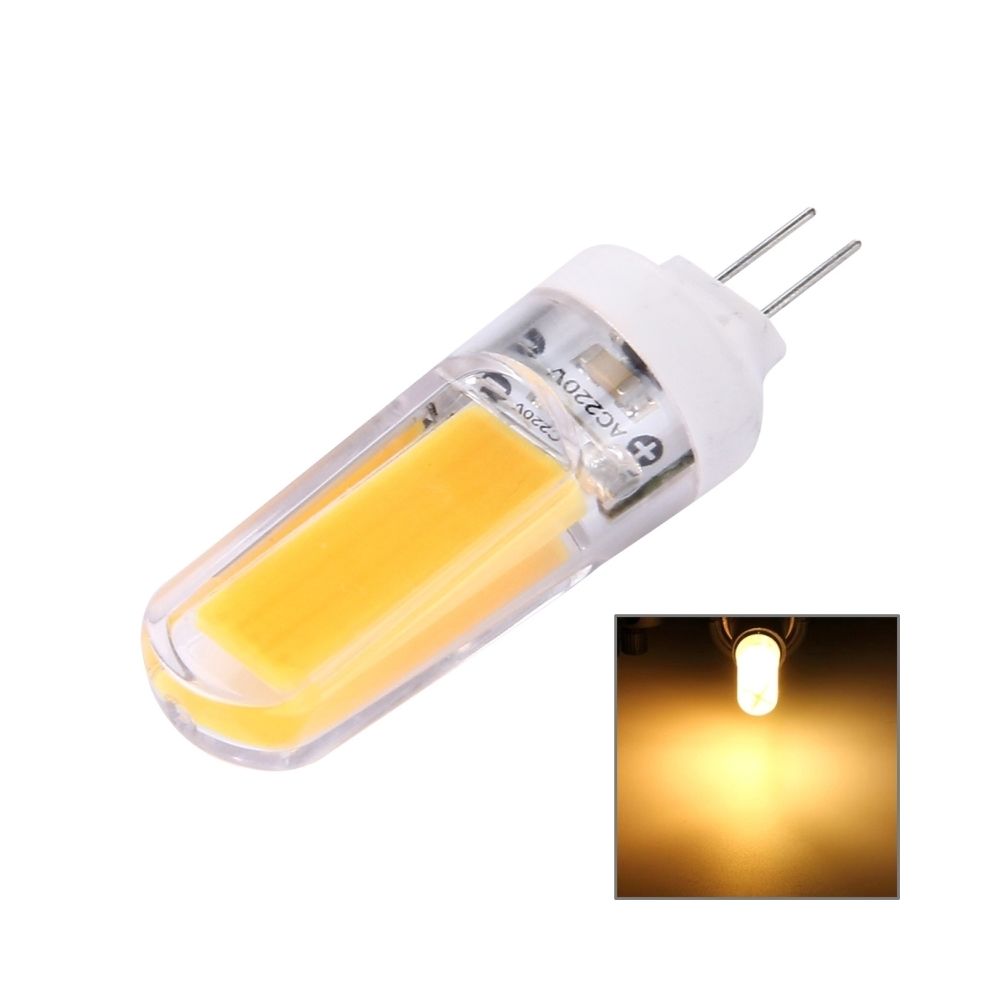 Wewoo - Ampoule blanc pour Halls / Bureau / Accueil, AC 220-240V chaud G4 3W 300LM PC Matériel Dimmable COB LED Lumière - Ampoules LED