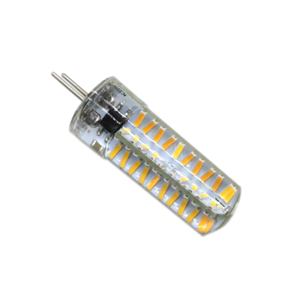 Wewoo - Ampoule LED SMD 4014 GY6.35 5W 80LEDs SMD 4014 Lampe de silicone à économie d'énergie à (blanc chaud) - Ampoules LED