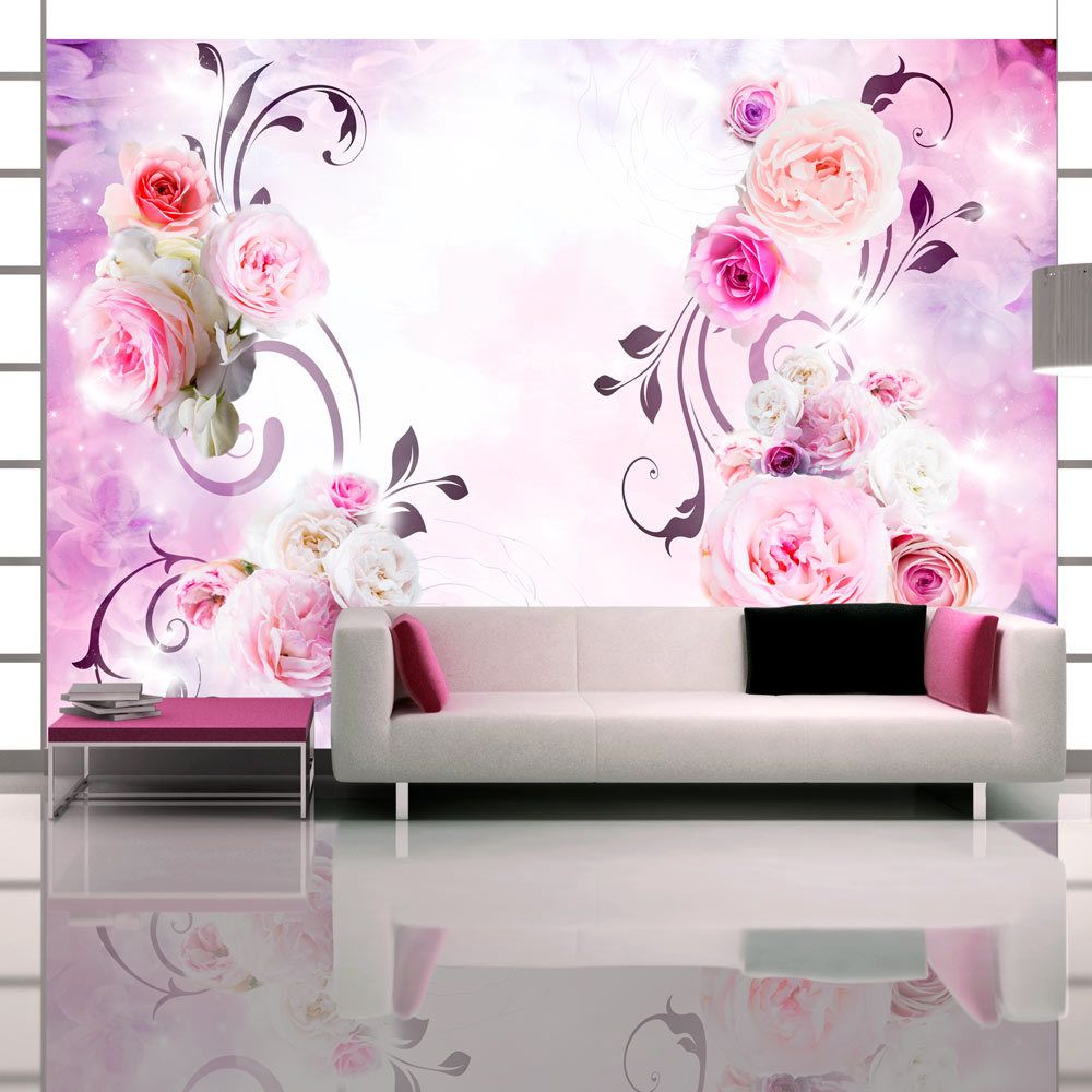 Bimago - Papier peint - Rose variations - Décoration, image, art | Fleurs | Roses | - Papier peint