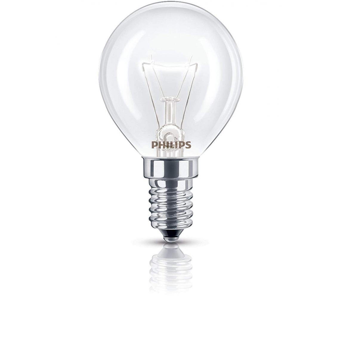 Philips - Philips Ampoule LED Sphérique Culot E14, 4 W Équivalent 40 W, Blanc Chaud 2700K, Dépolie - Ampoules LED