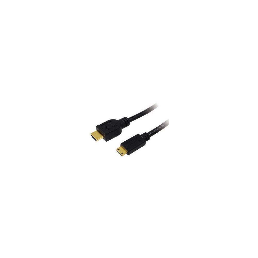 Logilink - Câble HDMI vers mini HDMI mâle/mâle 1,50m - Accessoires de câblage