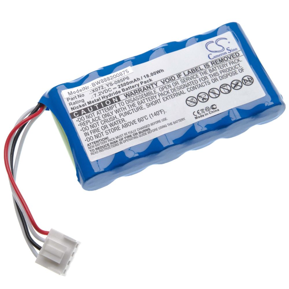 Vhbw - vhbw batterie compatible avec Nihon Kohden OLG-2800, OLG-2800 Monitor, OLV-2700, OLV-2700 Monitor appareil de médecine (2500mAh) - Piles spécifiques