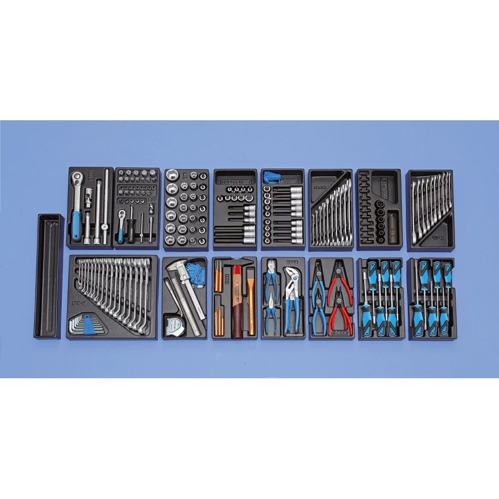 Gedore - Gedore Assortiment modulaire moyen, 207 outils - S 1500 ES-02 - Boîtes à outils