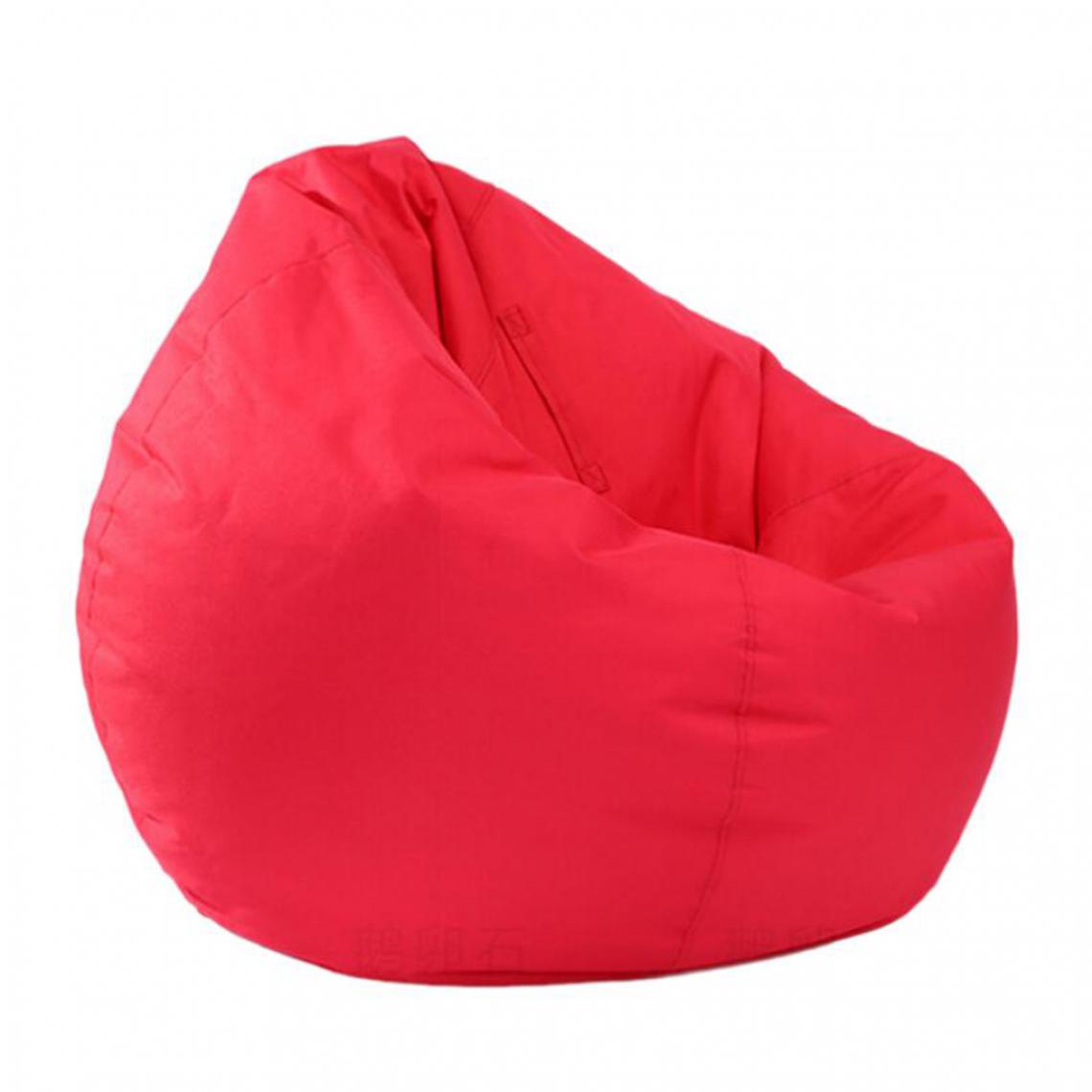 marque generique - sac de haricots couverture animal rembourré jouet rangement organisateurs literie rose rouge - Tiroir coulissant