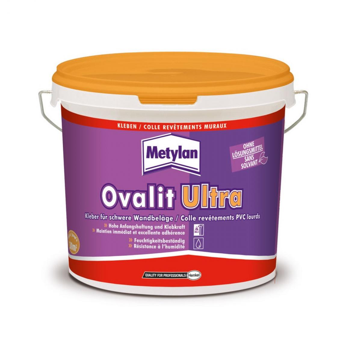 Metylan - OVALIT ULTRA PVC 5Kg - Colle revêtement sol & mur